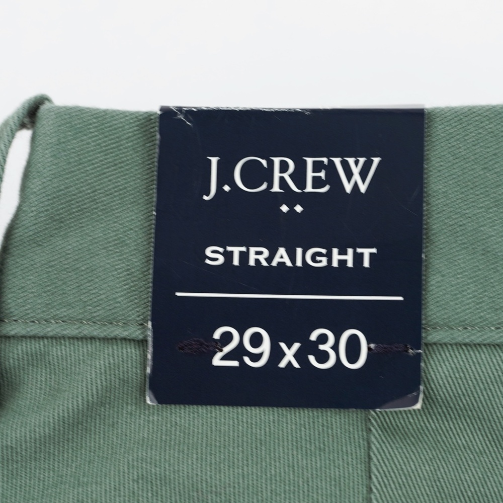 New JCREW Mens 29 / 30 Straight-Fit Flex Chino Pants in Topiary Green $79 H3186 - Picture 4 of 4